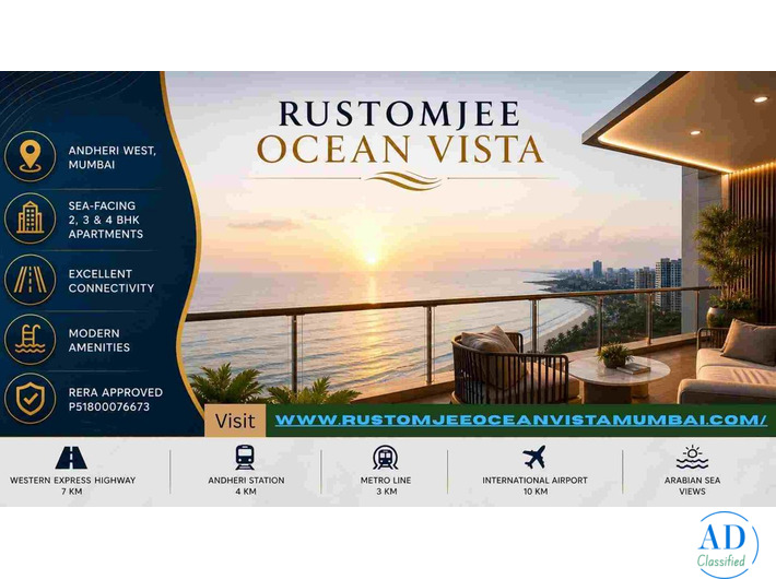 Rustomjee Ocean Vista Sea Facing Flats Mumbai