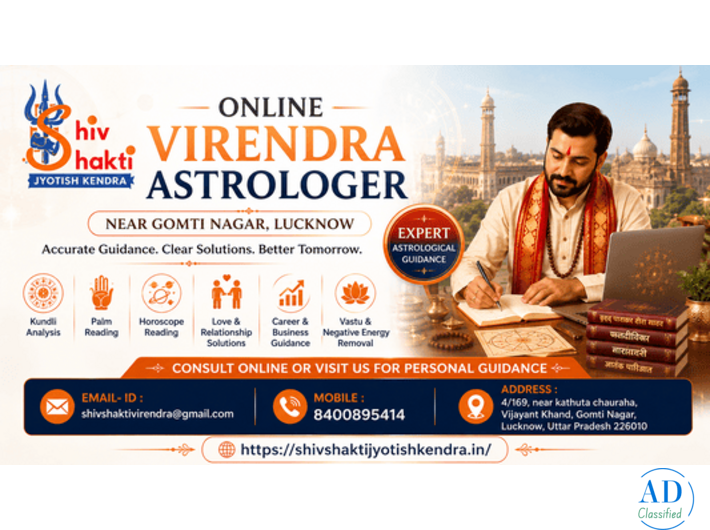 online Virendra  astrologer near gomti nagar lucknow
