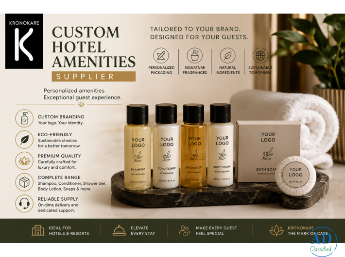 Premium hotel guest toiletries | PHONE: