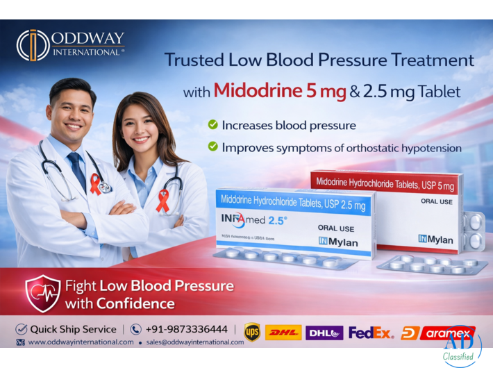Midodrine Cost for Bulk Supply in the Philippines - Oddway