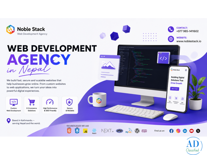 Noble Stack - Web Development Agency in Nepal