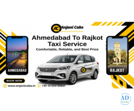 Book Anjani Cabs for Ahmedabad to Rajkot Taxi Service