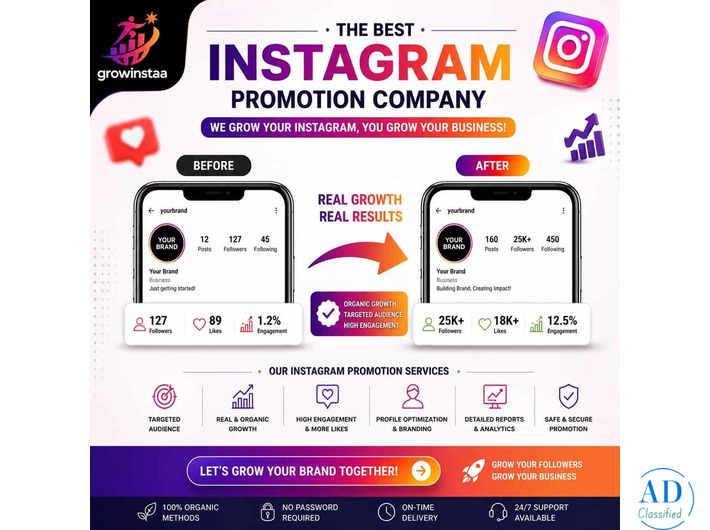 GrowInstaa – Trusted Instagram Follower Company in Jaipur