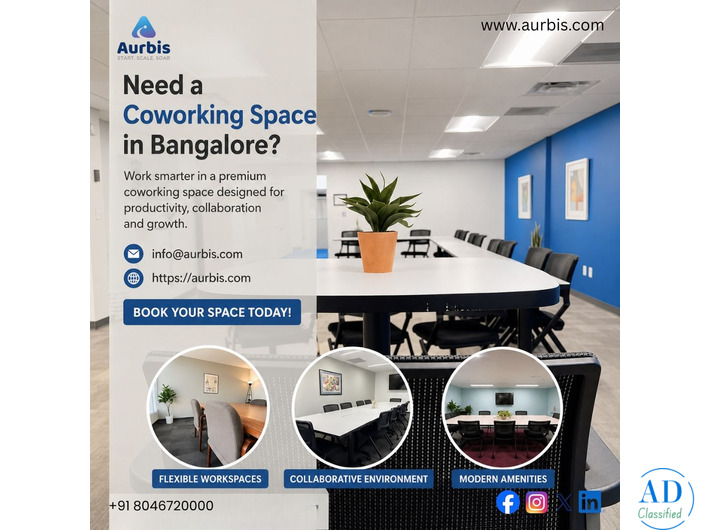 Premium Shared Office Space in Bangalore | Enterprise Offices – Aurbis Business Parks