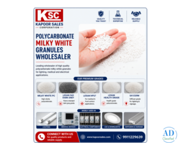 Kapoor Sales Corporation Polycarbonate Milky White Granules Wholesaler