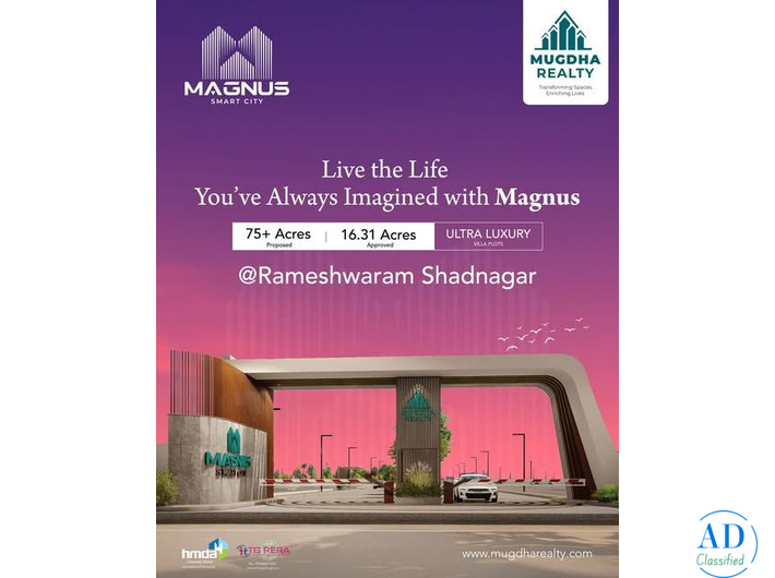Villa plots near Shadnagar | Mugdha Realty