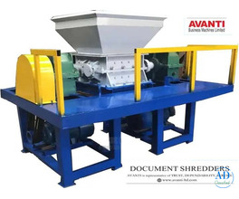 Industrial Waste shredders Best price in India Avanti-ltd