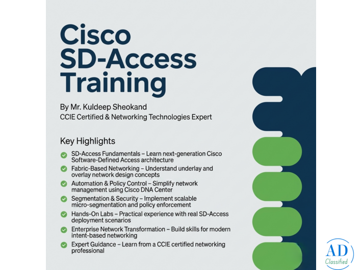 Cisco SD-Access Training Course | Cisco SDA Training