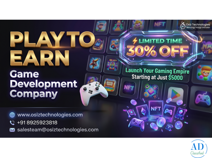 Build Reward-Based Play to Earn Games with an Exclusive 30% Discount