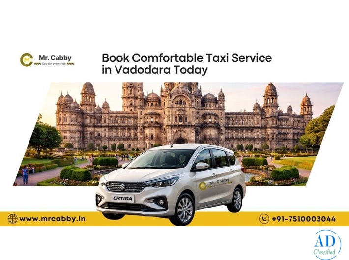 Taxi Service in Vadodara | Cab Hire in Vadodara - Mr. Cabby