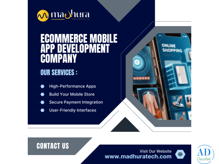 Ecommerce Mobile App Development Company in Coimbatore with Latest Technology | Madhura Technologies
