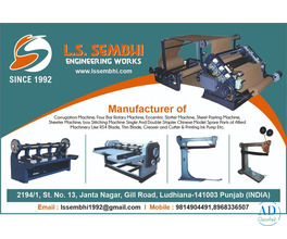Corrugation Machine and Box Making Machinery Manufacturers In Ludhiana, Amritsar, Punjab India