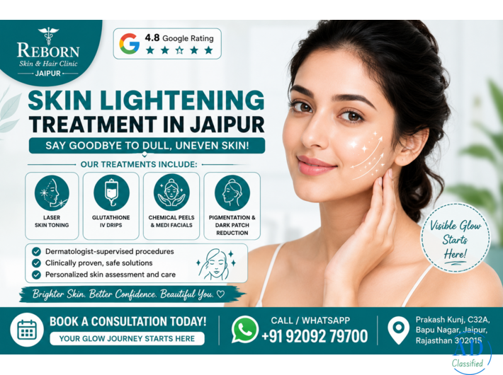 Skin Lightening Treatment in Jaipur for Clear and Glowing Skin