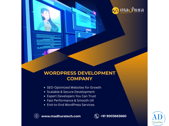 Reliable WordPress Development Company in Coimbatore – Madhura Technologies