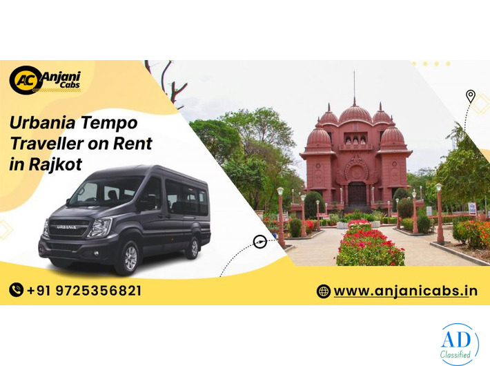 Hire Urbania Tempo Traveller On Rent in Rajkot for Events