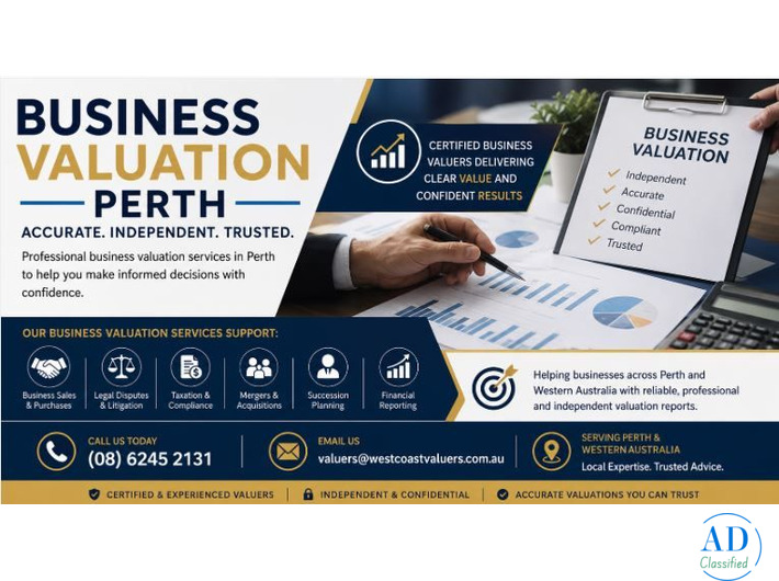 Professional Business Valuation Services in Perth