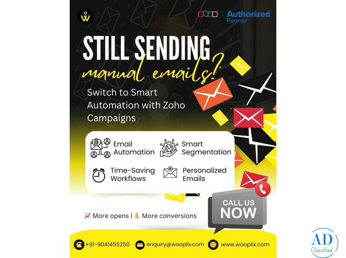 Zoho Mail Automation – Stop Manual Emails & Boost Sales