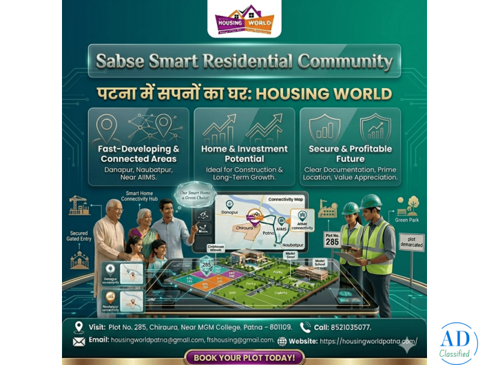 Perfect Jagah Per पटना में बिक्री के लिए रेजिडेंशियल प्लाट – Housing World