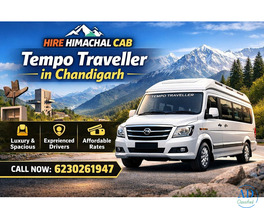 Tempo Traveller in Chandigarh for Himachal Tour Packages