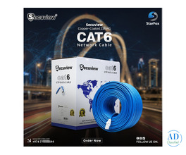 Secuview Copper Coated 23AWG Cat6 Network Cable