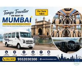 Tempo Traveller on Rent in Mumbai | 9, 12, 17, 20 Seater Booking