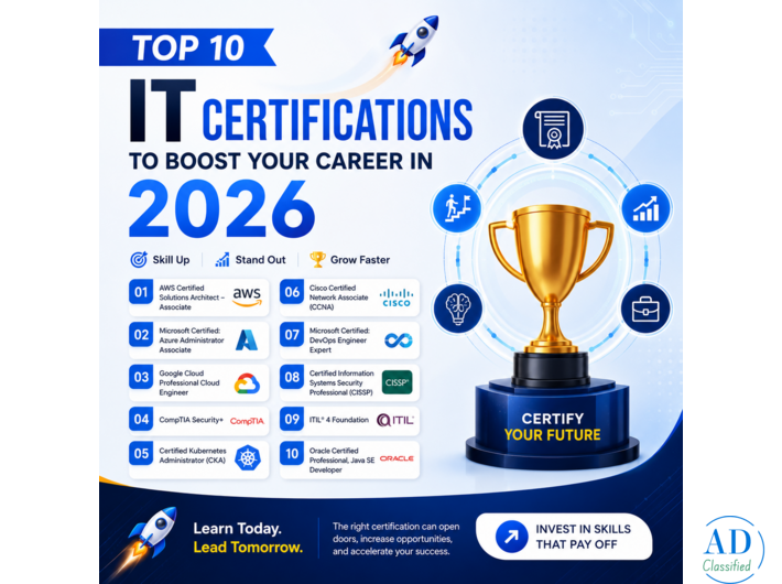 Top 10 IT Certifications to Boost Your Career
