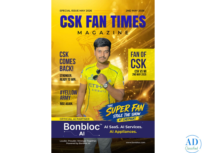Bilimbe Magazine Photo Booth Lights Up CSK Match Day at Chepauk