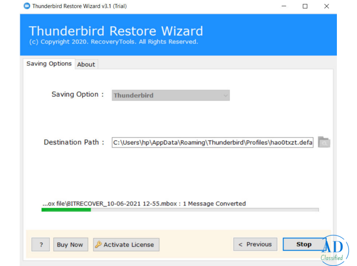 BitRecover Thunderbird Restore Wizard – Easily Restore Thunderbird Data