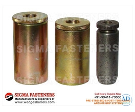 Post Tensioning wedges and barrels