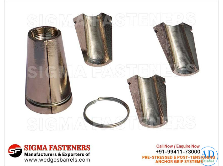 Post Tensioning wedges and barrels