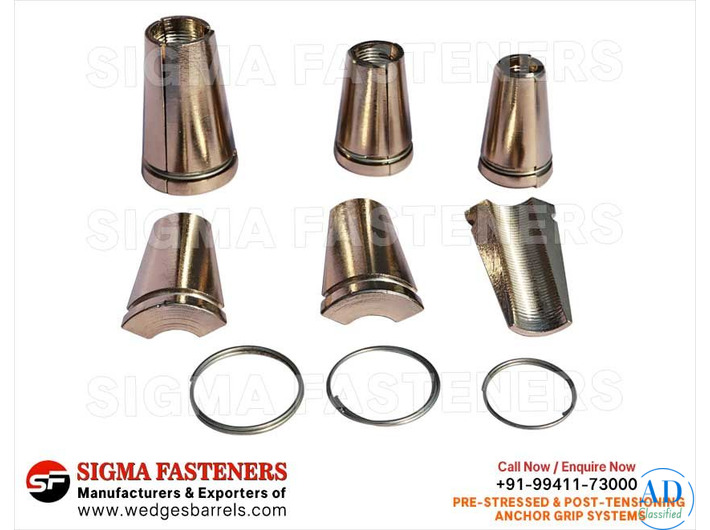 Post Tensioning wedges and barrels