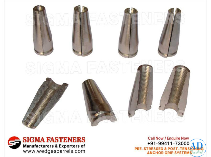 Post Tensioning wedges and barrels