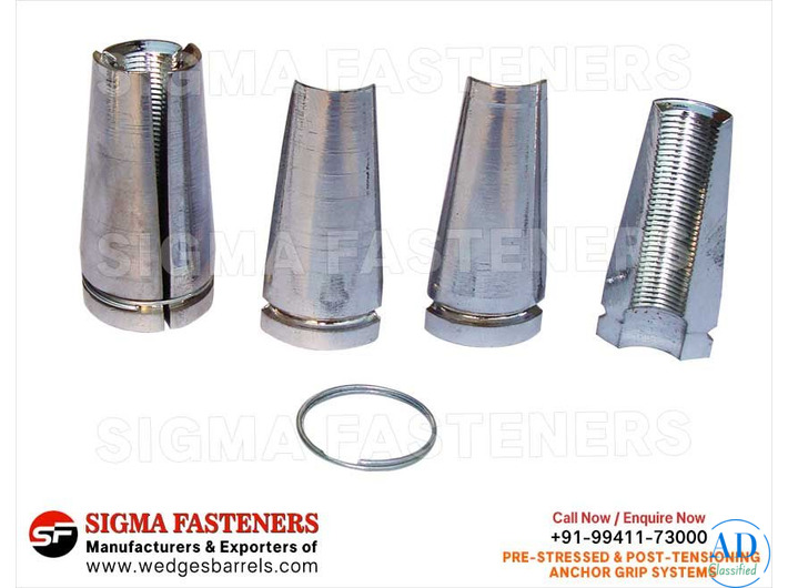 Post Tensioning wedges and barrels