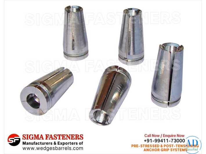 Post Tensioning wedges and barrels