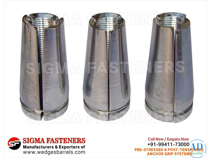 Post Tensioning wedges and barrels