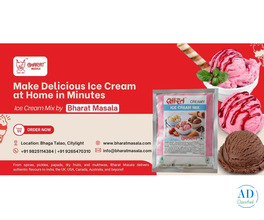 Make Delicious Ice Cream at Home in Minutes | Ice Cream Mix by Bharat Masala
