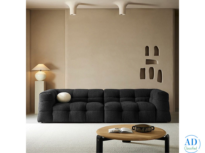 Boucle Love Seat Sofa