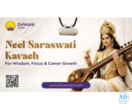 Neel Saraswati Kavach for Wisdom, Focus & Career Growth