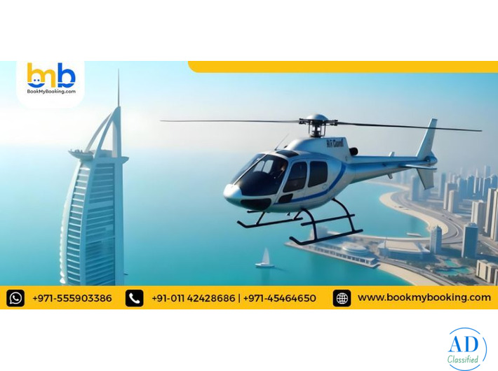 Helicopter Ride In Dubai With BookMyBooking