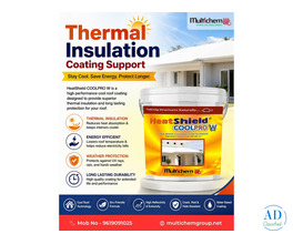 high temperature coating under thermal insulation