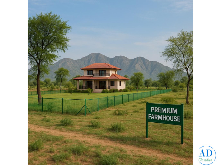 Premium Farmhouse Near Shahpura for Investment