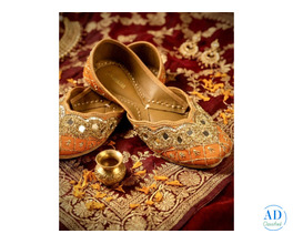 Buy Handmade Bridal Juttis For Women Who Make Every Bride Look Truly Gorgeous