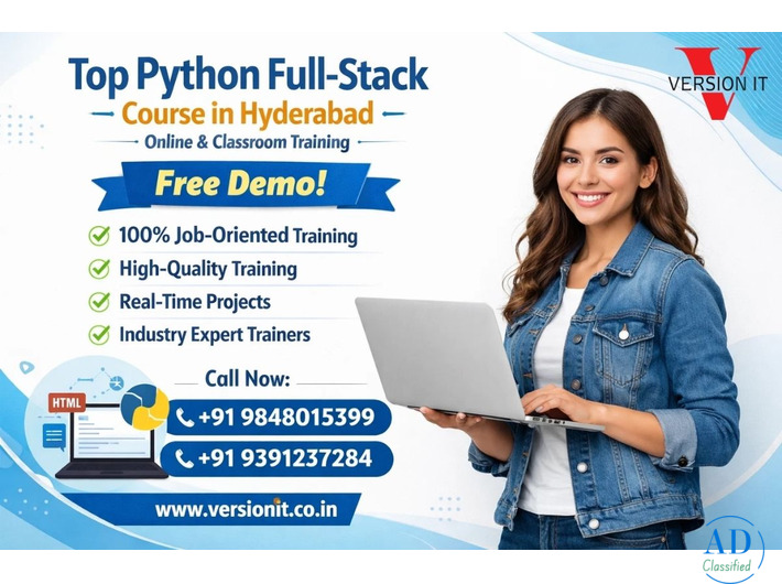 Python Full Stack Training in Bangalore | Real-Time Projects & Placement
