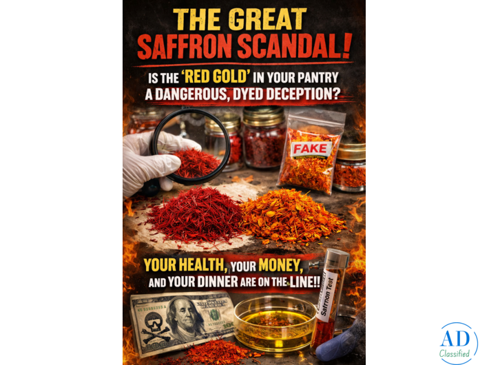 The Great Saffron Scandal: Is the Red Gold in Your Pantry a Dangerous, Dyed Deception?