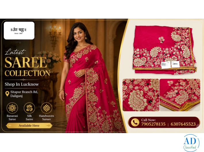 Jain Bandhu Saree Showroom In Lucknow | Latest Saree Collection for Women