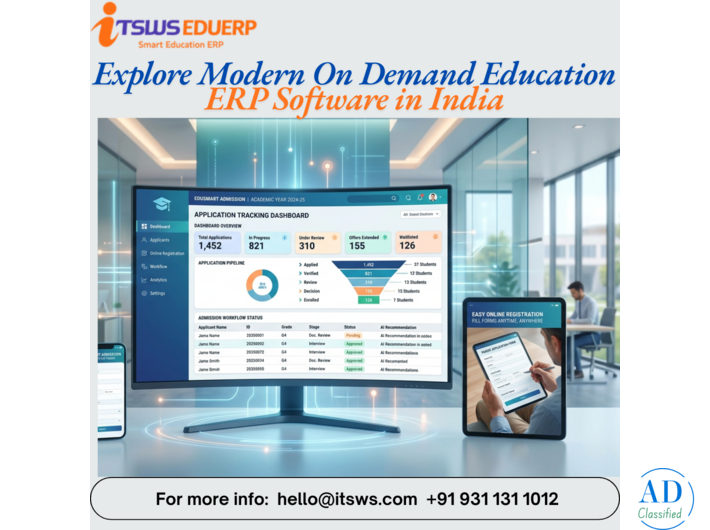 Explore On Demand Education ERP Software in India