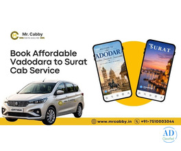 Hire Vadodara to Surat Cab @ Rs. 11/Km