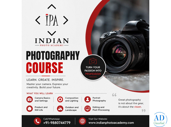 photography course in Bangalore