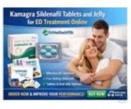 Kamagra Sildenafil Tablets and Jelly for ED Treatment Online