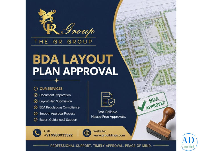 BDA layout plan approval in Bangalore